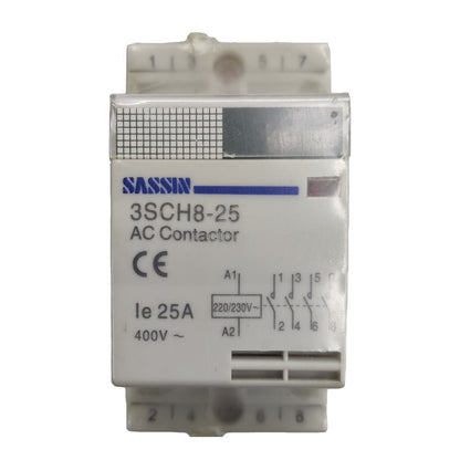 Sassin 3SCH8-25 AC Contactor on a white background