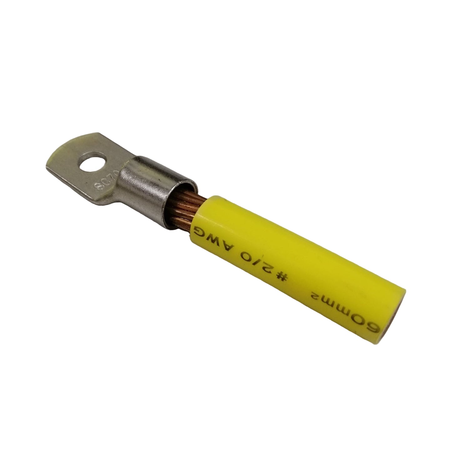 Sassin Terminal Lugs Crimp Type Short Barrel Lug 60mm Wire Size  8mm nut