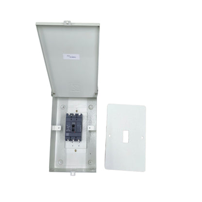 Schneider 100A 3Pole 10KAIC 220V MCCB Industrial Circuit Breaker with Nema 3r Enclosure Weatherproof Outdoor EZC100H3100