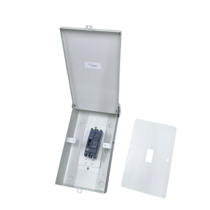 Schneider 50A 2Pole 10KAIC 220V with Nema 3r Enclosure Weatherproof Outdoor EZC100H2050