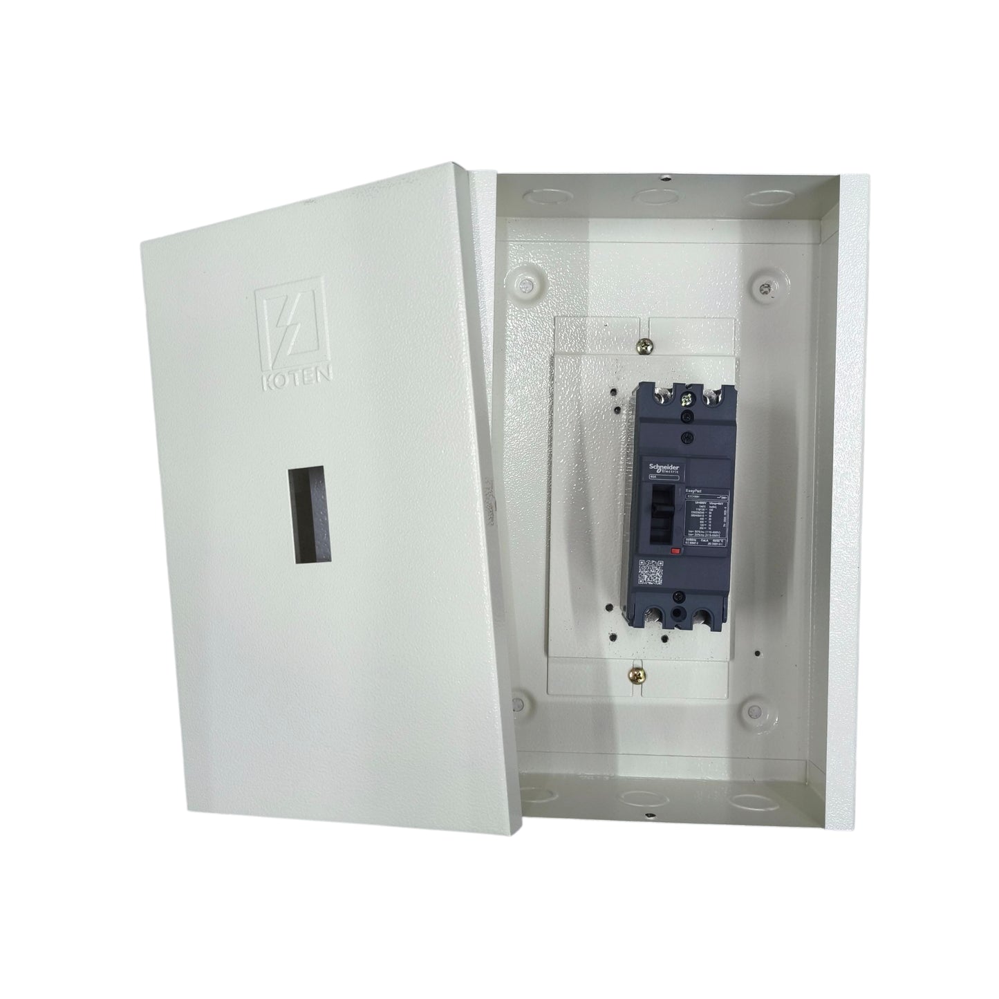 Schneider 80A 2Pole 10Kaic 220V 100AF Industrial Circuit Breaker MCCB Molded Case Circuit Breaker with Nema 1 Enclosure EZC100H2080