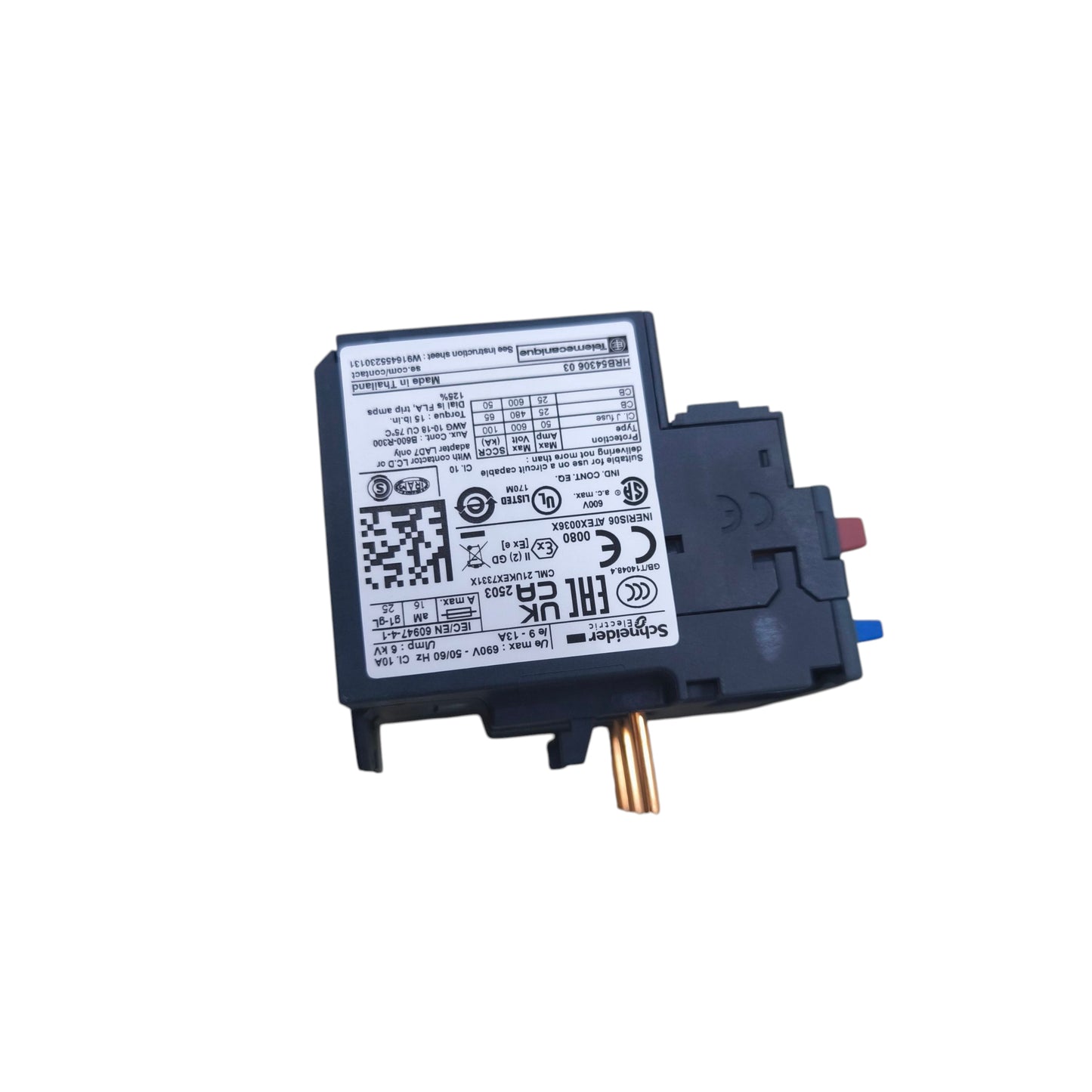 Schneider Thermal Overload Relay 9-3A Overload Relay TeSys LRD16