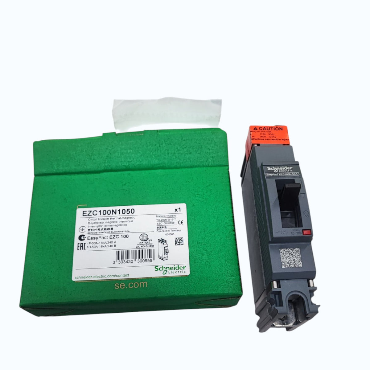 Schneider 100A 1 Pole Industrial Circuit Breaker 18KAIC 240V EZC100N1100 - view 5