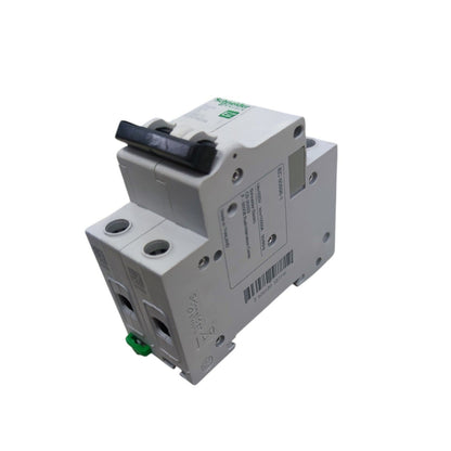 Circuit breaker on a white background