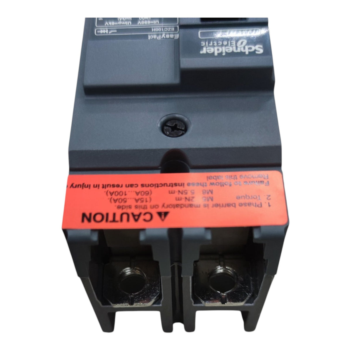 Schneider 20A 2 Pole Breaker Industrial Easy Pact Single Phase Industrial Circuit Breaker 25KAIC 250V MCCB EZC100H2020 I Electx Electrical Supply