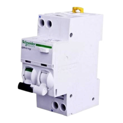 Schneider 32A 1P+N 30mA 240Vac Residual Current Circuit Breakers RCBO Miniature Type with Overload Protection A9D31632 Electx Electrical Supply