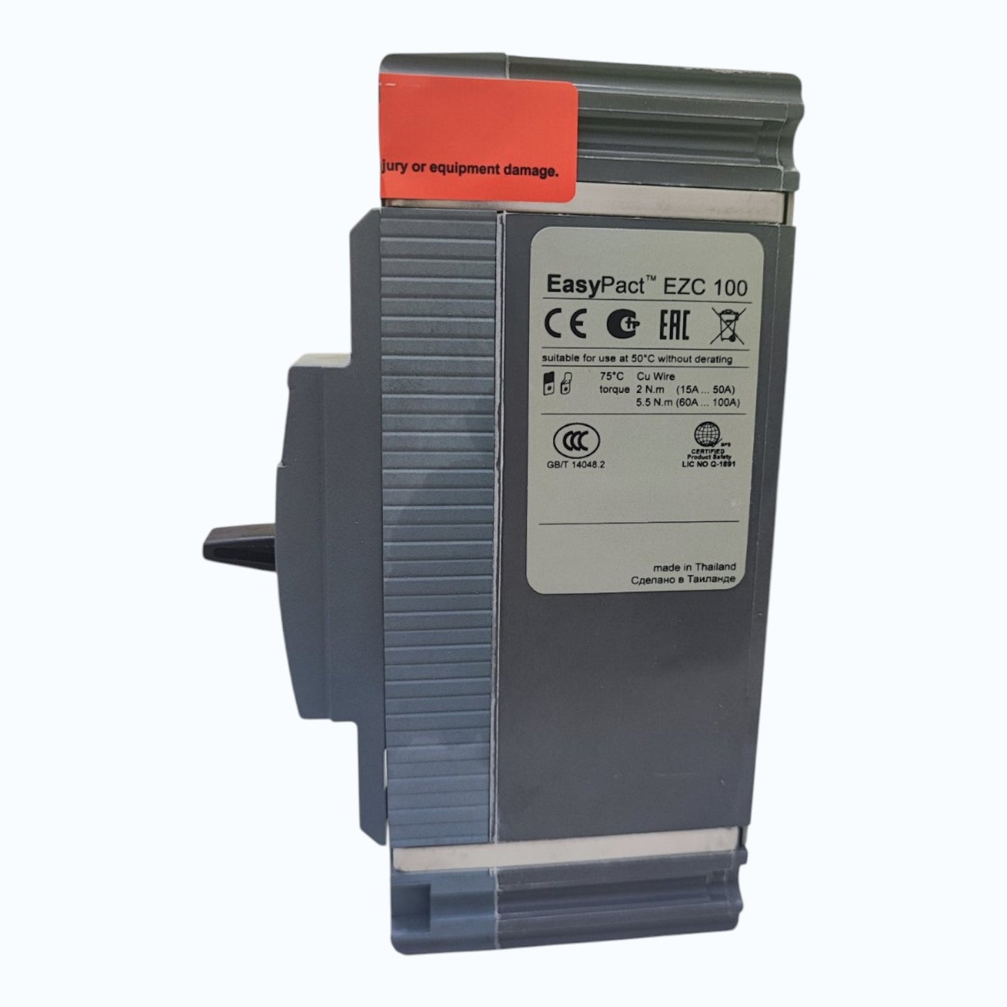 Schneider 40A 1 Pole Industrial Circuit Breaker 18KAIC 240V EZC100N1040