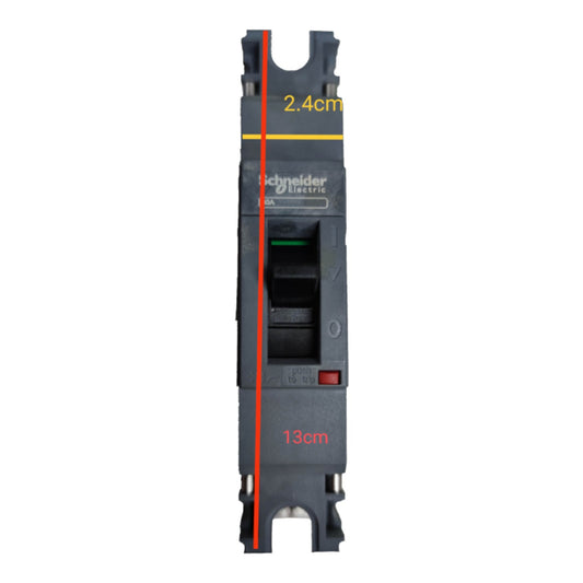 Schneider 40A 1 Pole Industrial Circuit Breaker 25KAIC 220V EZC100H1040 I Electx Electrical Supply