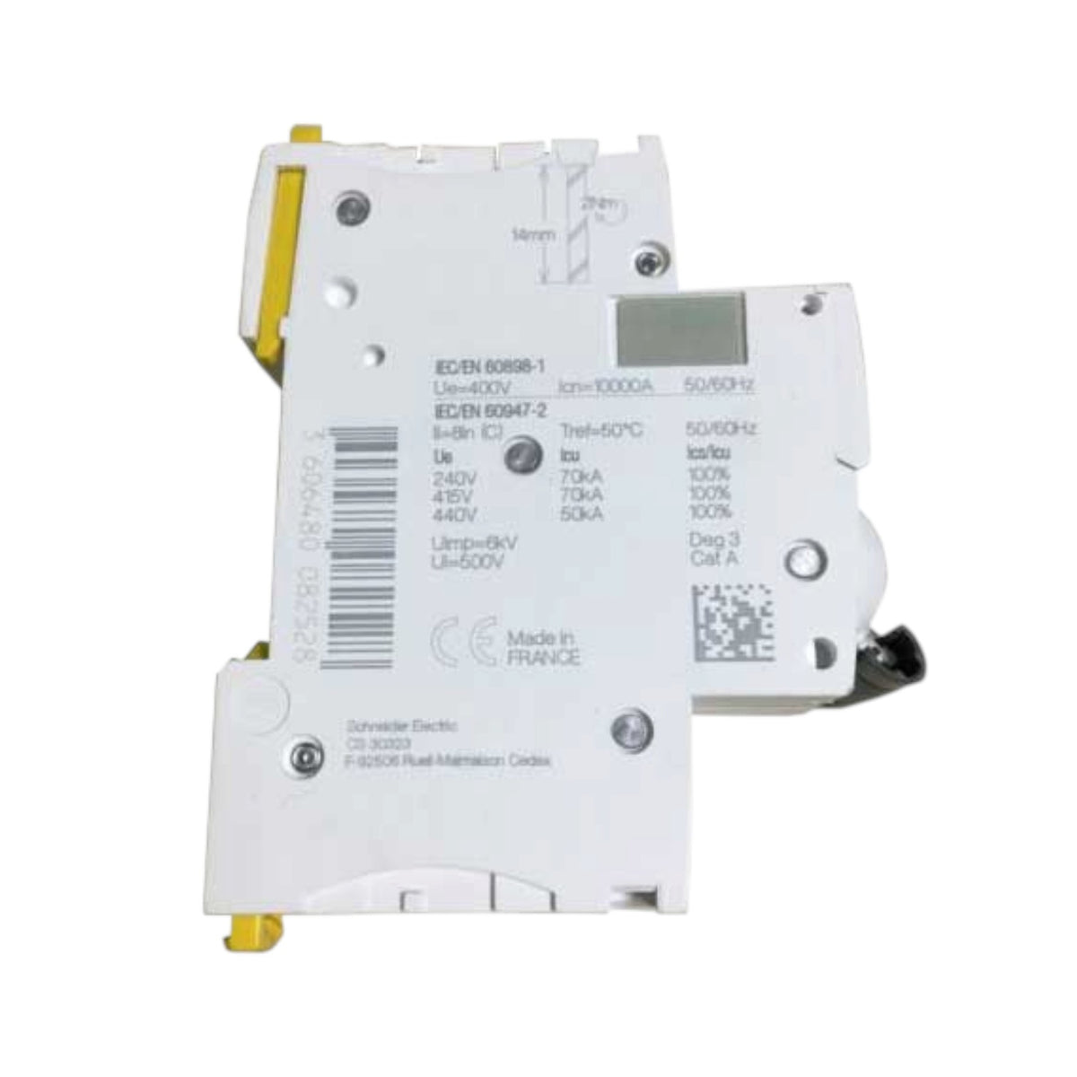Schneider 50A 2 Pole 30KAIC 220V Miniature Circuit Breaker MCB A9F84250 iC60H C 50A IEC/EN 60898-1