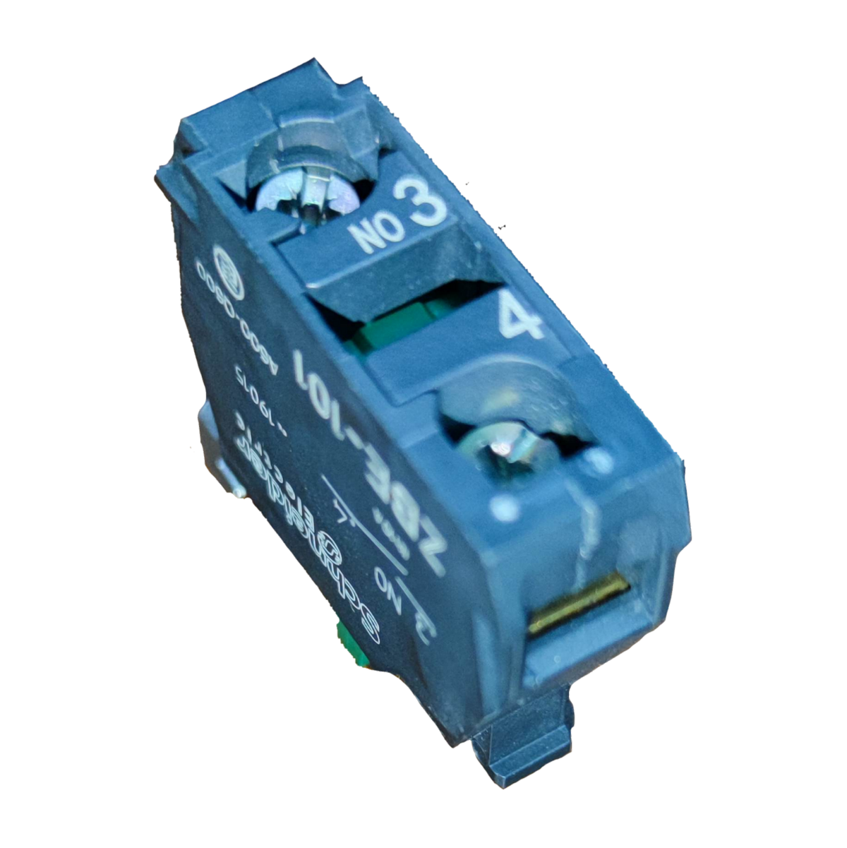 Schneider auxiliary contact block blue electrical component for power points switches and plugs