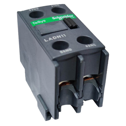 Schneider Auxiliary Contact For Magnetic Contactor Top Mount 1NO + 1NC LADN11 Electx Electrical Supply