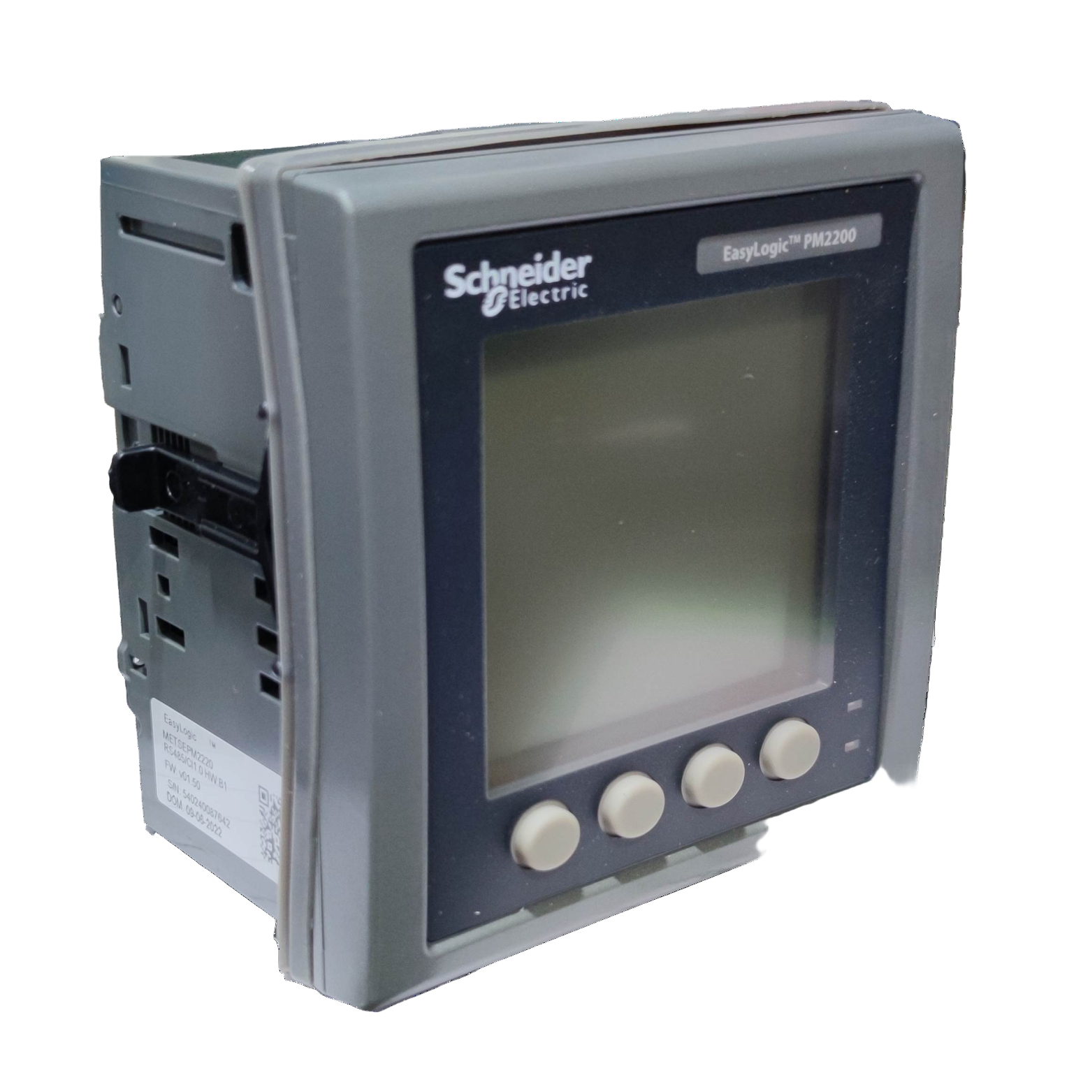 Schneider Power Meter METSEPM2220 48-277VAC electrical trade tool with digital display and control buttons