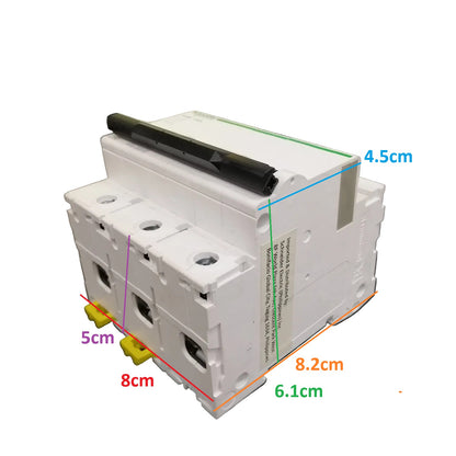 Schneider 125A 3Pole 10 KAIC 220V MCB C120N Circuit Breaker C curve 15kA A9N18369 IEC/EN 60898-1