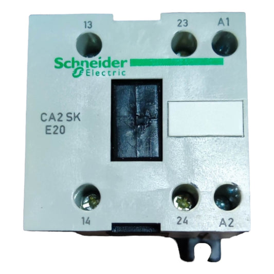 Schneider Electric electrical control panel on a white background