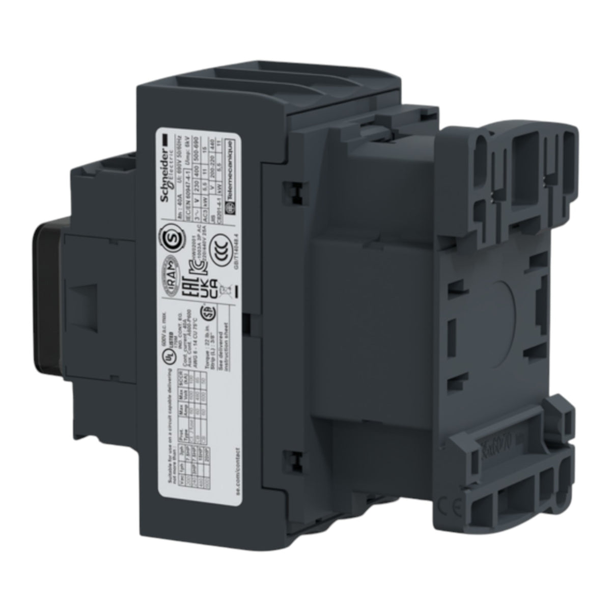 Schneider Magnetic Contactor 25A 24V DC Coil LC1D25BD, LC1D25 Electx Electrical Supply