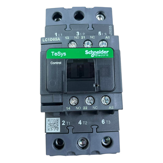 Schneider Electric TeSys contactor on a white background