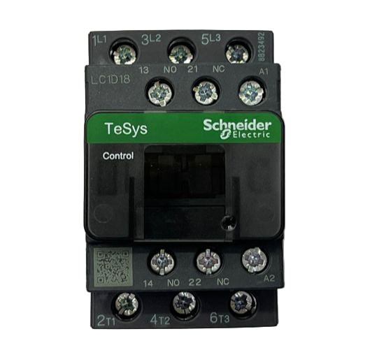 Schneider Magnetic Contactor GRAY 18A 220V electrical control component with screw terminals