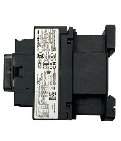 Schneider Electrical Circuitry Magnetic Contactor GRAY 18A 220V with technical label and black plastic housing