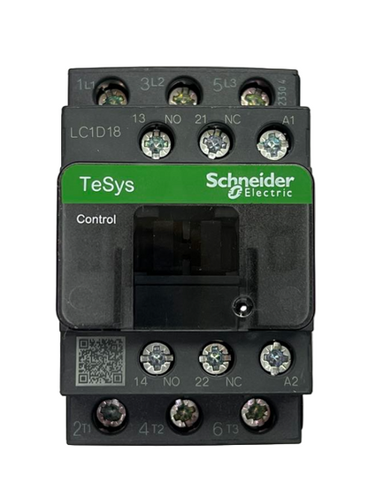 Schneider Magnetic Contactor LC1D18F7 110 Volts for electrical control applications