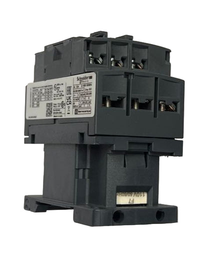 Schneider Magnetic Contactor LC1D18F7 110 Volts electrical circuitry part in black