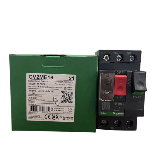 Schneider Motor Protection Circuit Breaker TeSys 3 Phase 9A to 14A Max 690V GV2ME16