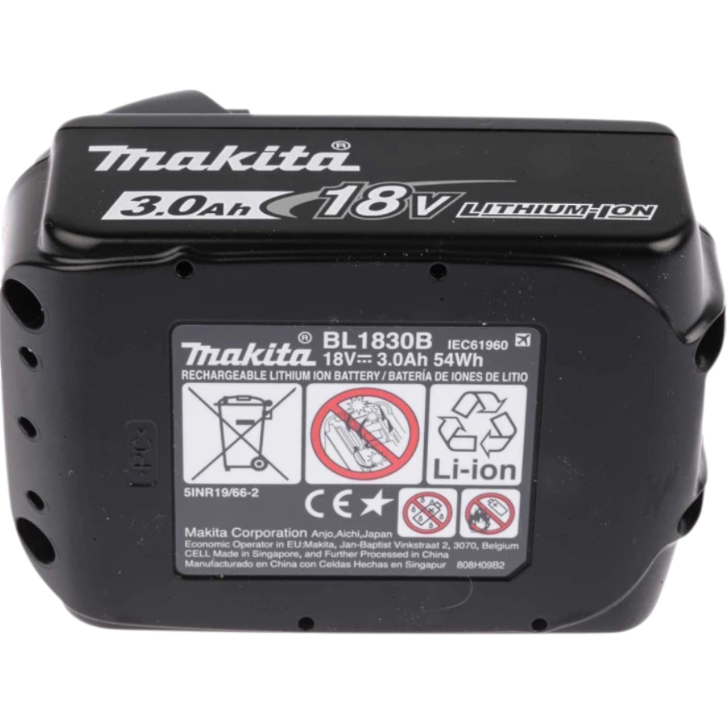 Makita Cordless Battery 18V 3.0Ah Lithium-Ion for LXT Series BL1830B