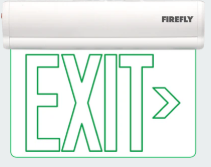 Firefly Single-Faced Exit Light 220V ExitT Right Arrow