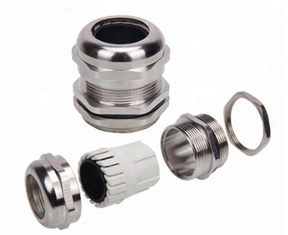 McGill Cable Gland 25-33mm Stainless Steel, PG Series Gland PG36 Nickel Brass Plated