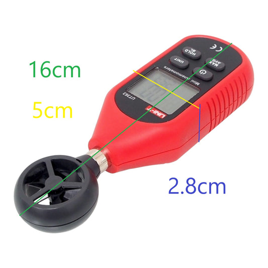 UNI-T Mini Anemometers UT-363, Wind Speed Tester