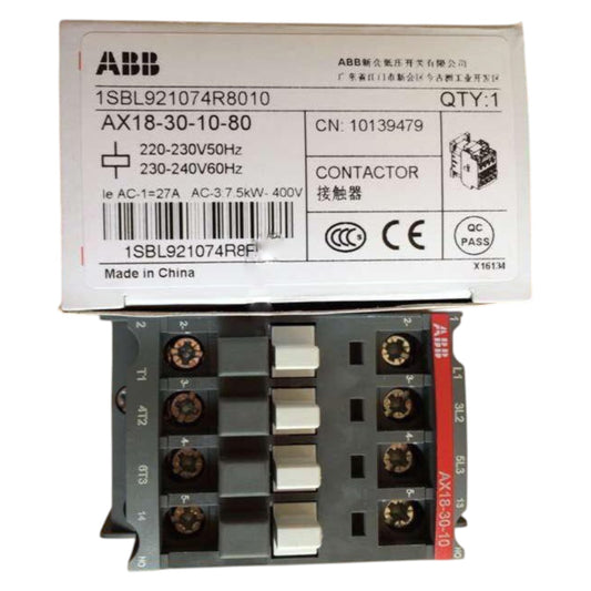 ABB Magnetic Contactor 18A Coil Voltage 220V AX18-30-10