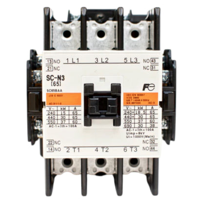 Fuji Magnetic Contactor SC-N3 Ith: 65A 5NO+2NC Coil Voltage Available in 220V 110V 24V 48V