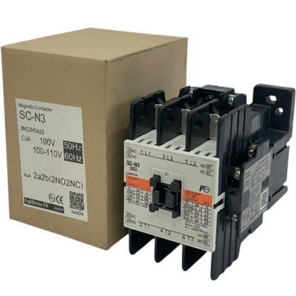Fuji Magnetic Contactor SC-N3 Ith: 65A 5NO+2NC Coil Voltage Available in 220V 110V 24V 48V