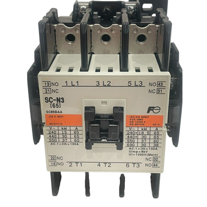 Fuji Magnetic Contactor SC-N3 Ith: 65A 5NO+2NC Coil Voltage Available in 220V 110V 24V 48V