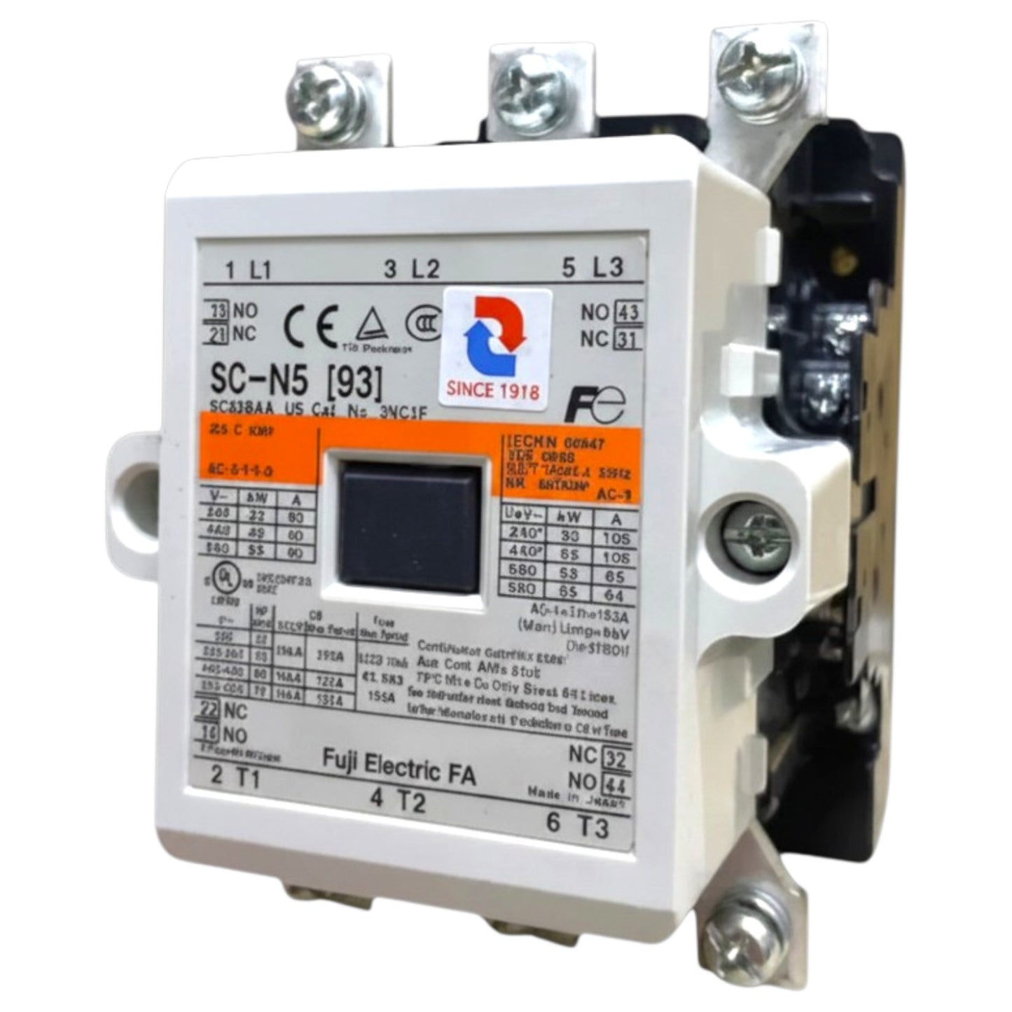 Fuji Magnetic Contactor SC-N5 Ith:105A 5NO+2NC Coil Voltage Available in 220V 110V 24V 48V