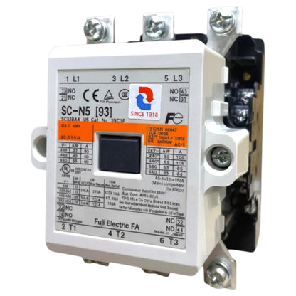 Fuji Magnetic Contactor SC-N5 Ith:105A 5NO+2NC Coil Voltage Available in 220V 110V 24V 48V