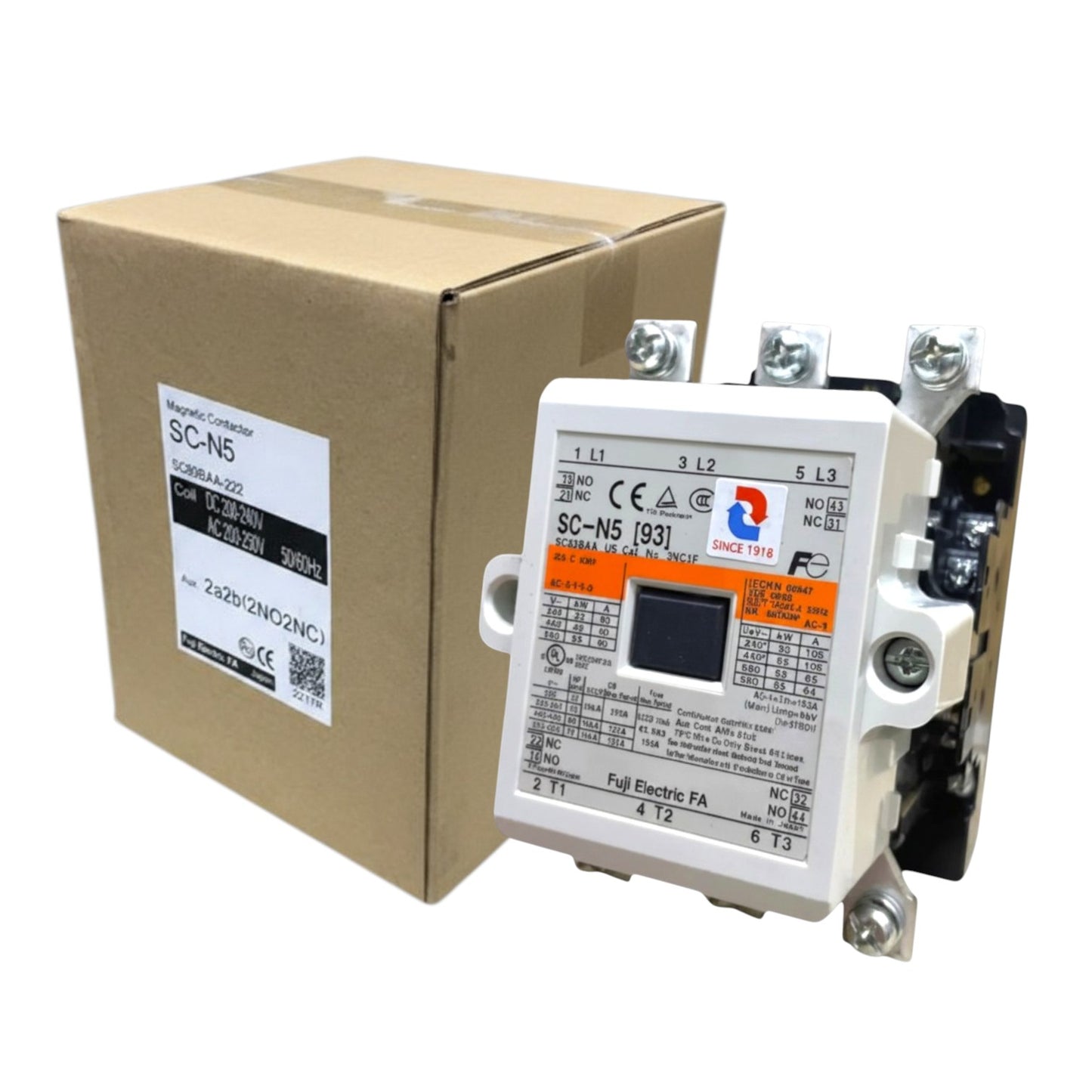 Fuji Magnetic Contactor SC-N5 Ith:105A 5NO+2NC Coil Voltage Available in 220V 110V 24V 48V