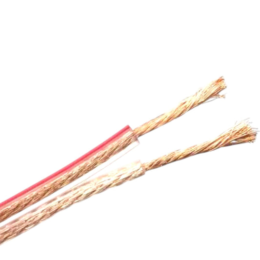 Transparent Speaker Wire AWG 18 or 0.75mm 100 Meters or 1 Roll