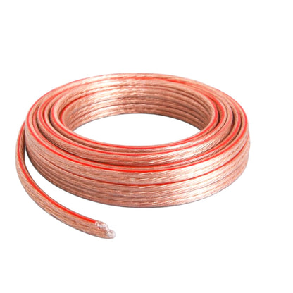 Transparent Speaker Wire AWG 18 or 0.75mm 100 Meters or 1 Roll