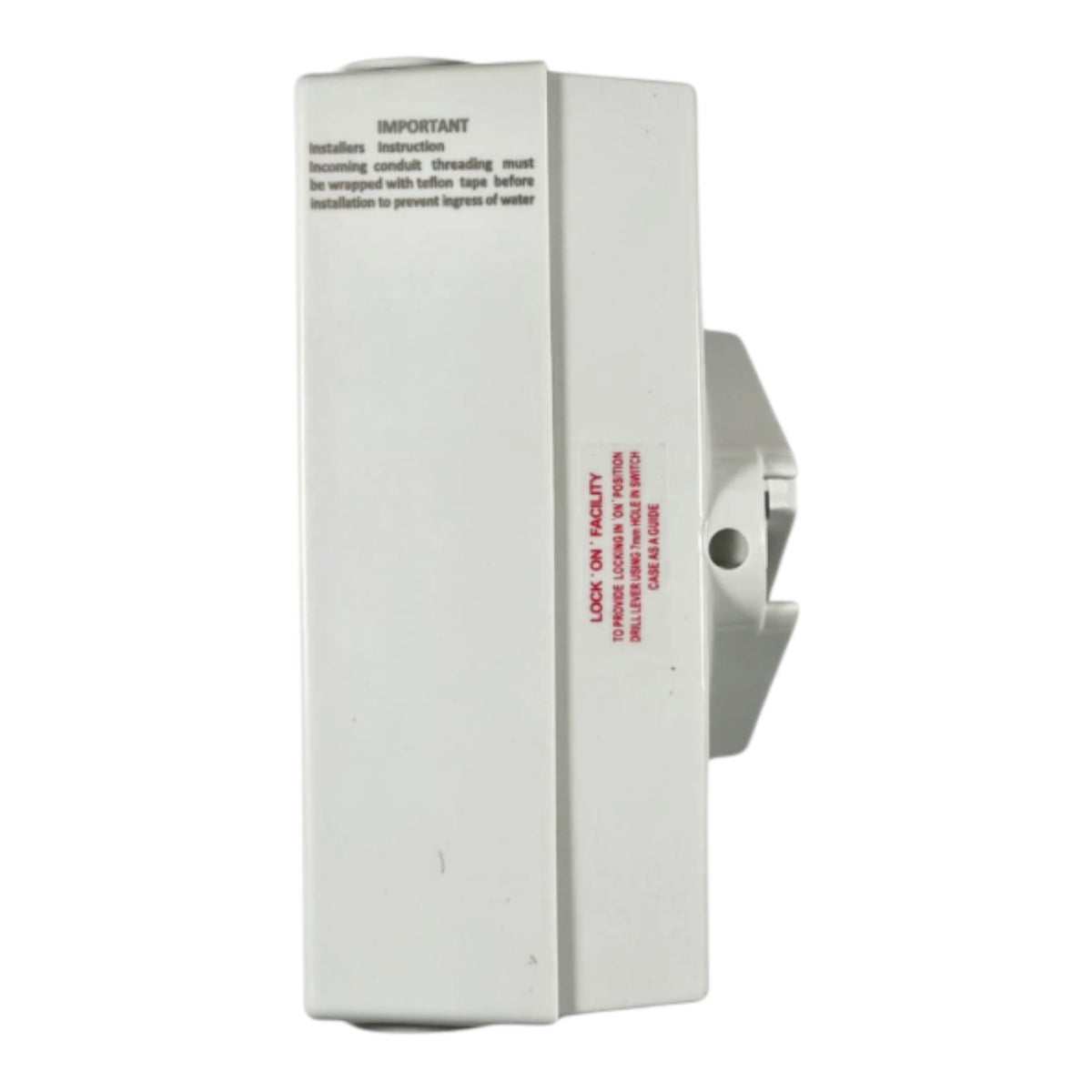 Surer 20A 2Pole Weather Proof Isolator Switch 440V IP65 No.2980