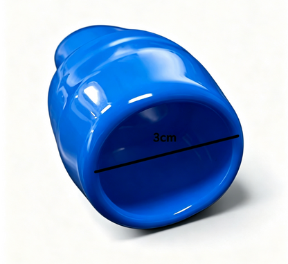Vinyl Wire End Cap, Cable Marker (Max. Service Temp: of 80 Degree Celcius), 250mm (Blue)