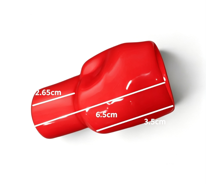 Vinyl Wire End Cap, Cable Marker (Max. Service Temp: of 80 Degree Celcius), 250mm Red