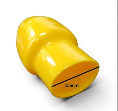 Vinyl Wire End Cap, Cable Marker (Max. Service Temp: of 80 Degree Celcius), 250mm (Yellow)