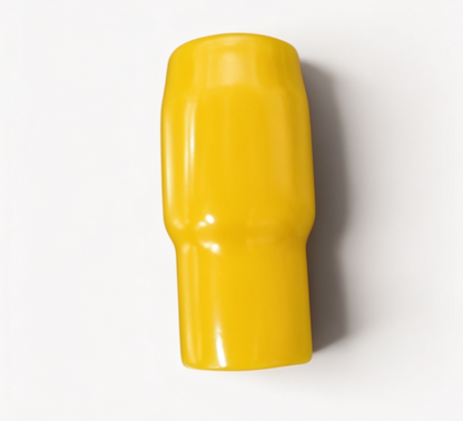 Vinyl Wire End Cap, Cable Marker (Max. Service Temp: of 80 Degree Celcius), 60mm (Yellow)