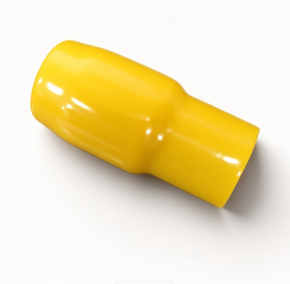 Vinyl Wire End Cap, Cable Marker (Max. Service Temp: of 80 Degree Celcius), 60mm (Yellow)