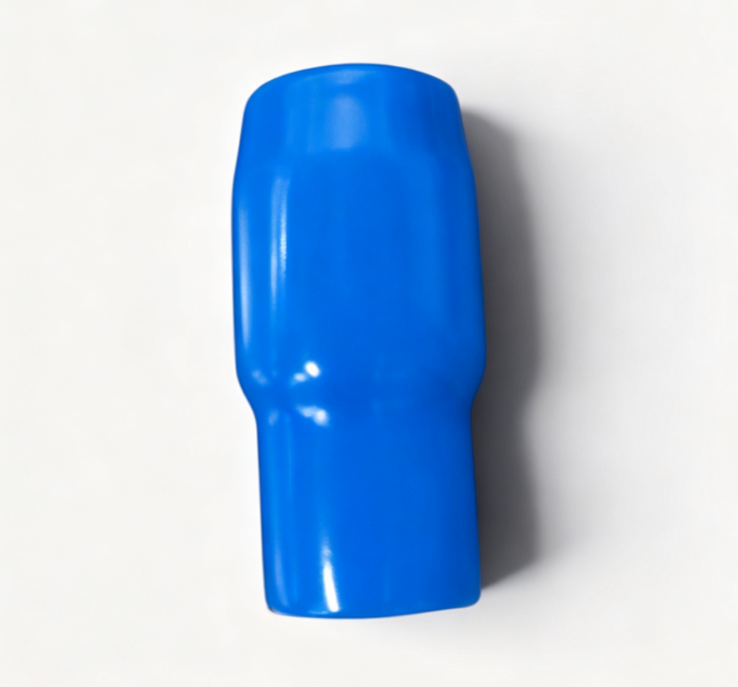 Vinyl Wire End Cap, Cable Marker (Max. Service Temp: of 80 Degree Celcius), 60mm (Blue)