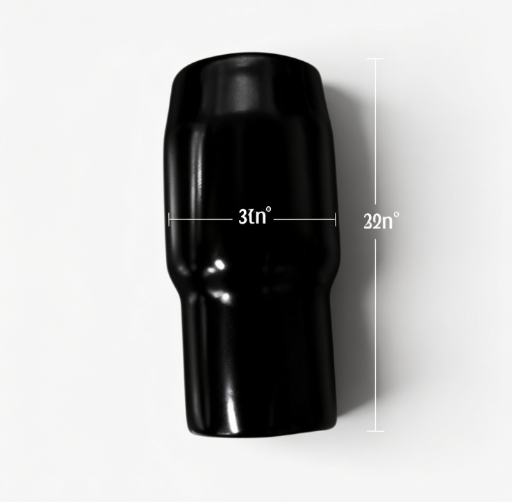 Vinyl Wire End Cap, Cable Marker (Max. Service Temp: of 80 Degree Celcius), 60mm (Black)
