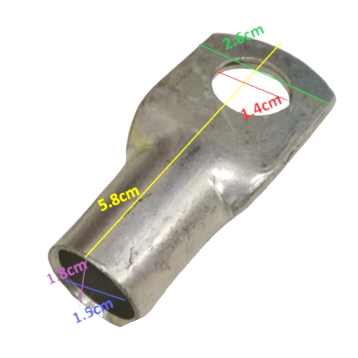 Short Barrel Terminal Lugs Crimp Compression Type SC120-14 for 80mm²-100mm² AWG 3/0-AWG 4/0 wire size 14mm Stud Size