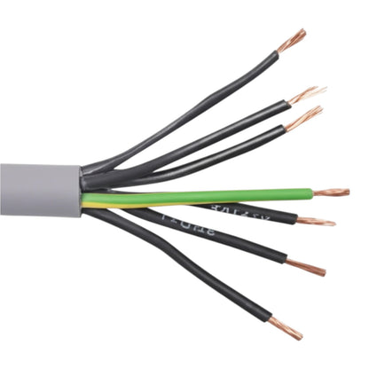 Helukabel Control Cable 0.75mm AWG 20 Un-Shielded 2 Cores to 7 Leads 300 to 500V AC Oil Resistant Flame Retardant VDE 0482-332-1-2 IEC 60332-1-2, Class 5