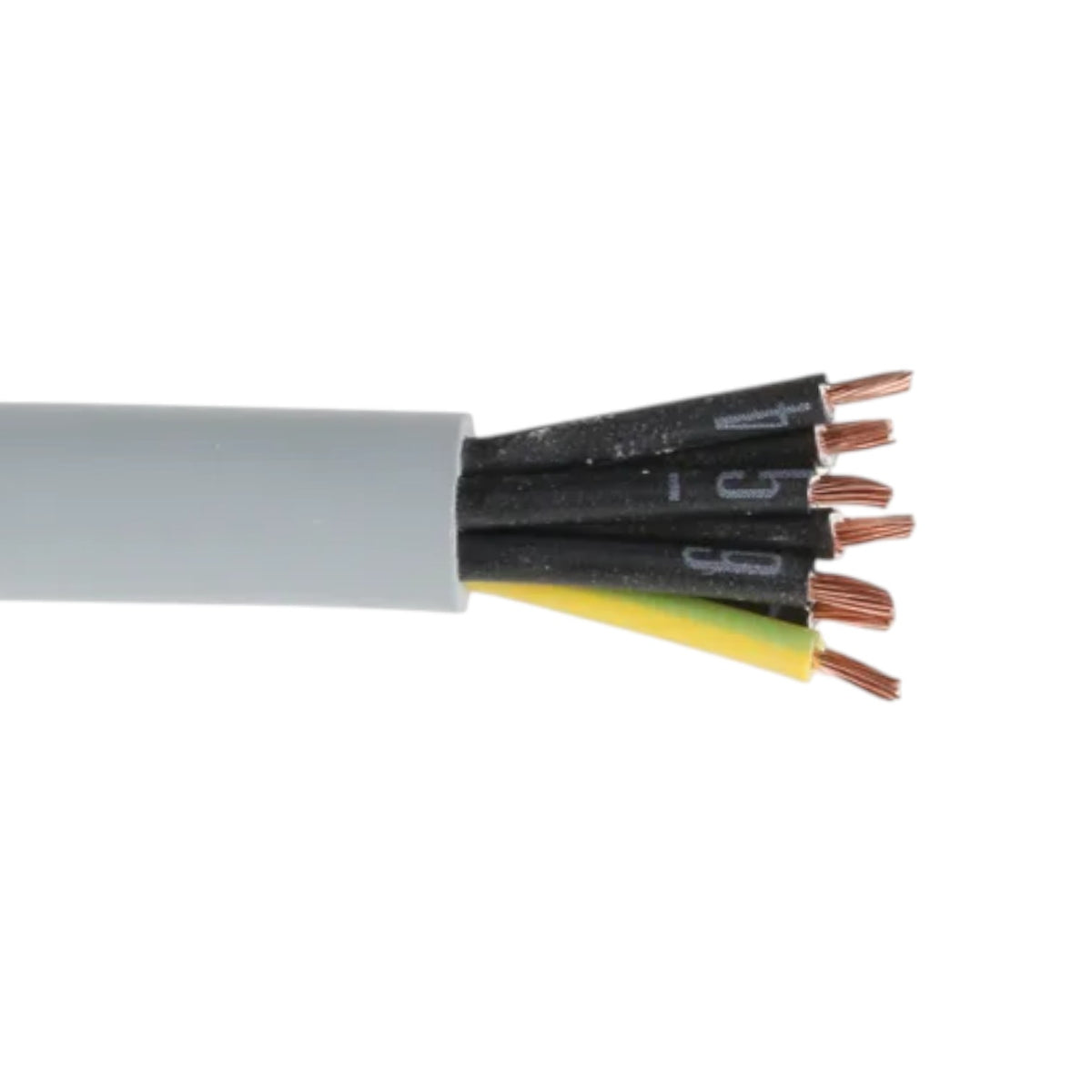 Helukabel Control Cable 1.5mm AWG 16 Un Shielded Available in 25, 18, 12, 8, 7, 6, 5, 4, 3 and 2 Cores in Different Lengths 300V AC / 500V AC Oil Resistant, Flame Retardant Acc DIn VDE 0482-332-1-2 IEC 60332-1-2, Class 5