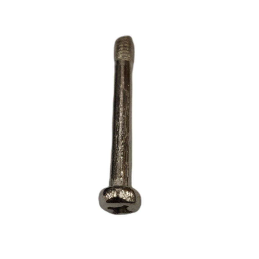 Local Philips Cross Positive Screw Long Screw Tip with shiny metal finish on black background
